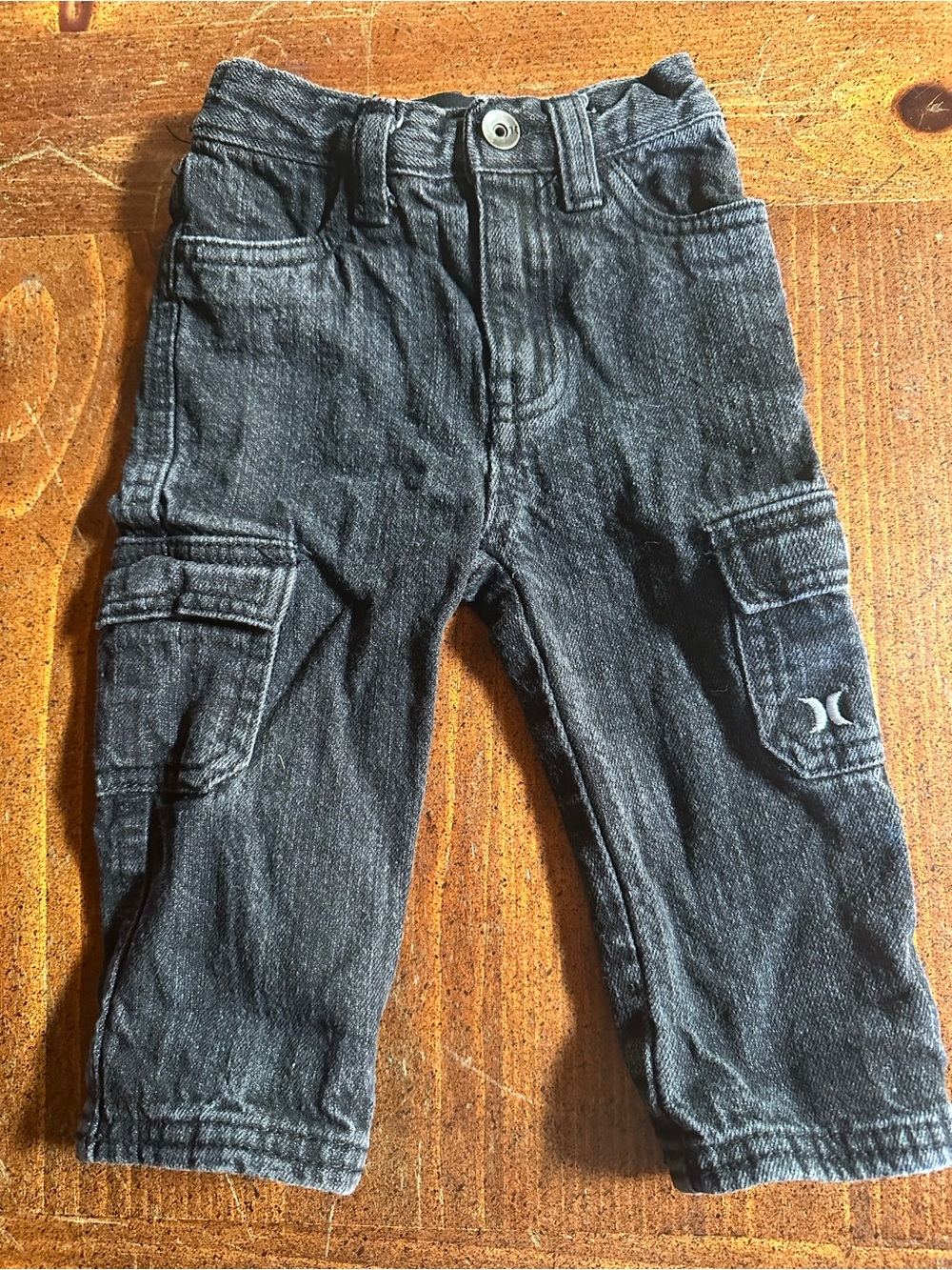 Hurley Black Cargo Jean Pants